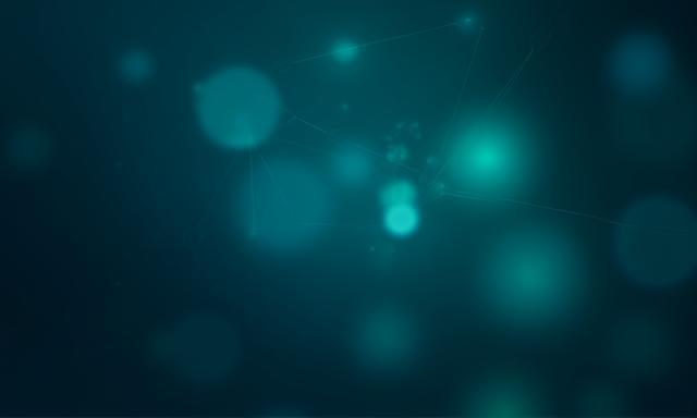 Abstract image representing supply chain logistics with connected points
